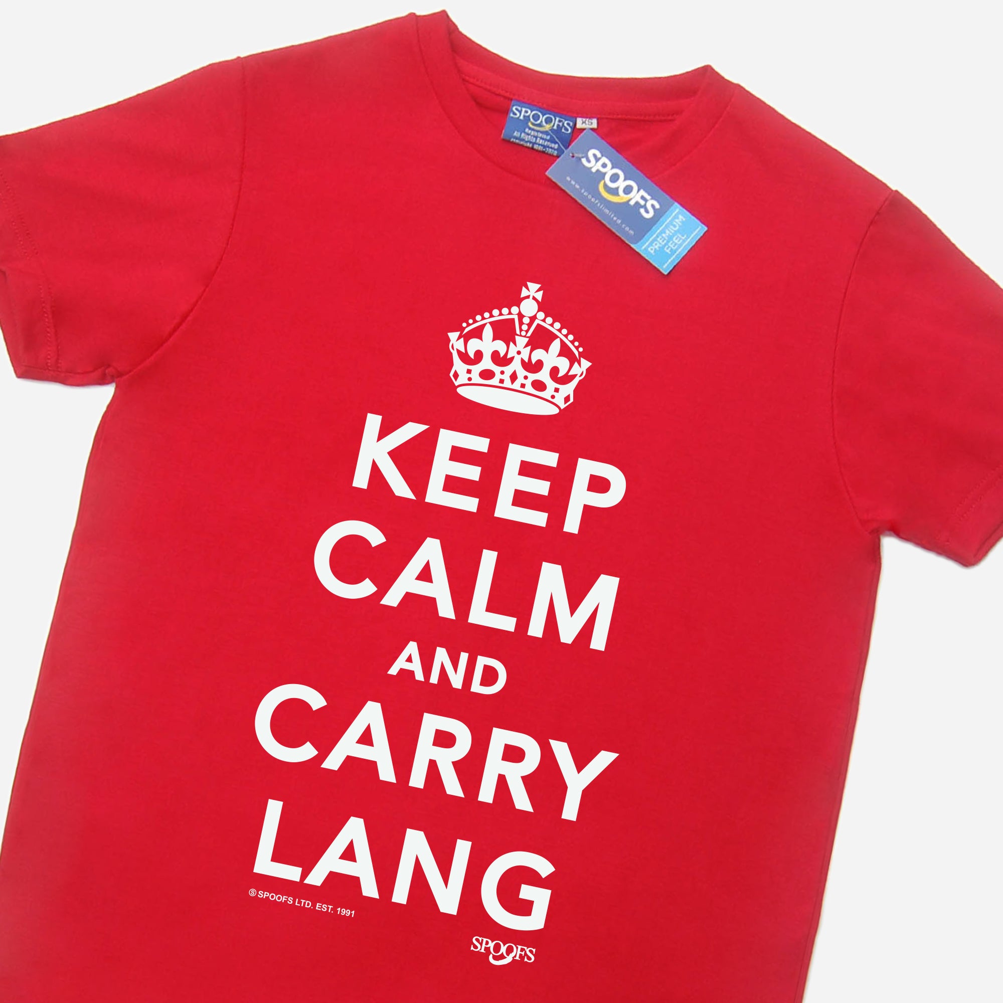 Keep Calm and Carry Lang (Samba Red)
